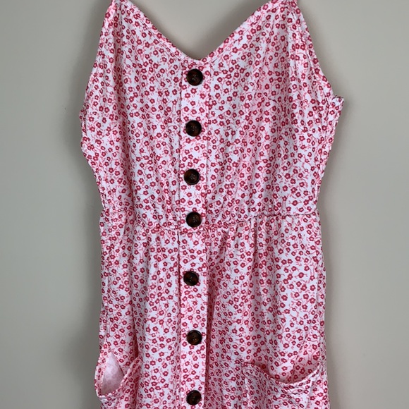 LAST 1! SMALL pink floral summer beach dress - Picture 6 of 14